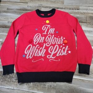 Men's H&M I'm On Your Wishlist Christmas Sweater Size Small